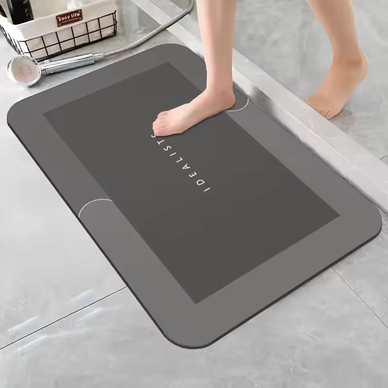 🔥 50% OFF Today | Super Absorbent Diatomaceous Earth Bath Mat – Fast Dry, Non-Slip & Easy to Clean